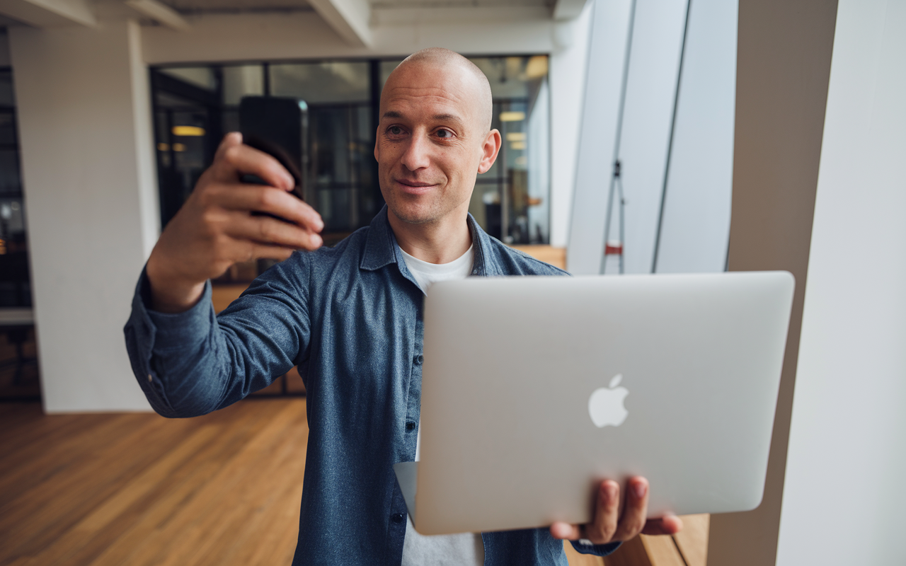 Using CamPhoto with iPhone and MacBook